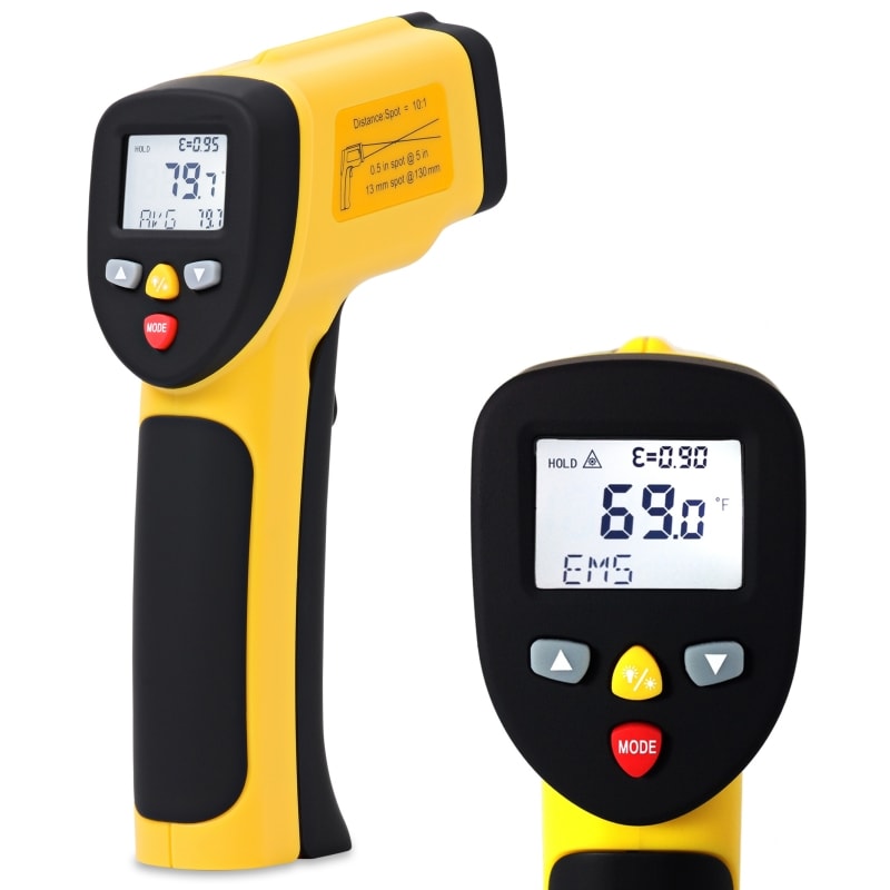 Temperature Gun eT650D Dual Laser Infrared Thermometer -58 to 1202°F