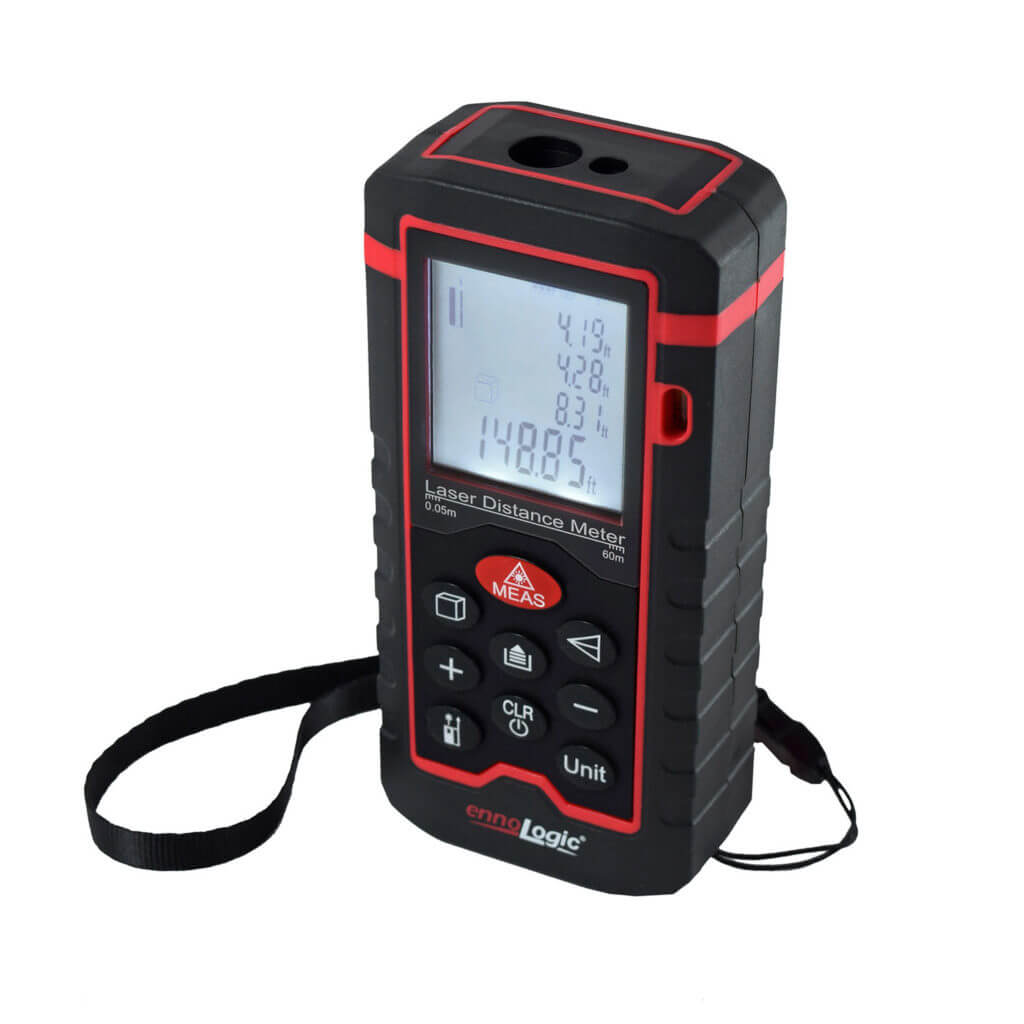ennoLogic laser distance meter is an infrared tape measure. Laser Tape Measuring is easier than standard tape measures