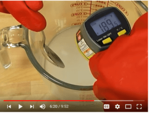 How to Make Soap - Hot Lye Water