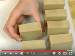 Homemade Soap Bars Ready for Curing Stage